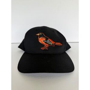 Baltimore Orioles MLB Hat Twins Enterprise Black Snapback Bird Logo Cap OSFA